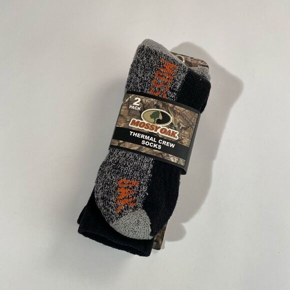 Men’s mossy oak thermal crew socks - Picture 1 of 7